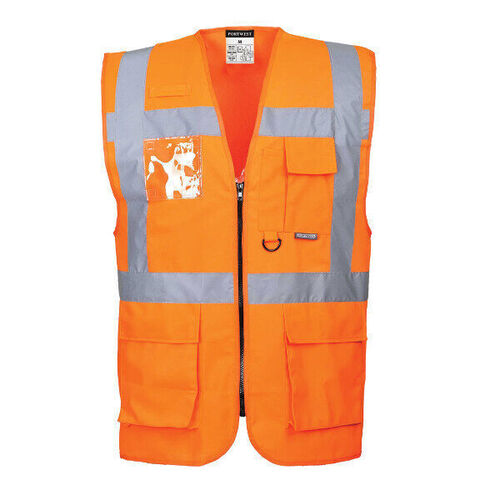 S476 - Gilet Hi-Vis Executive - Berlin Orange