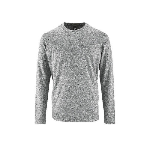 TEE-SHIRT HOMME MANCHES LONGUES SOL'S Imperial LSL MEN GRIS CHINE