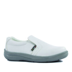 Mocassins de s&eacute;curit&eacute; femme STELLA S2 SRA BLANC Bellville-sur-Meuse