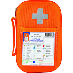 Trousse secours fluo ARTISAN 2/4 PERSONNES Bellville-sur-Meuse
